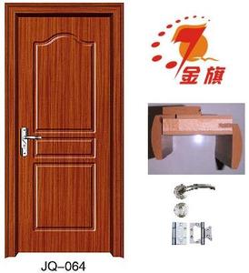 panel MDF door leaf, PVC Wooden panel Door leaf , PVC interior panel MDF door