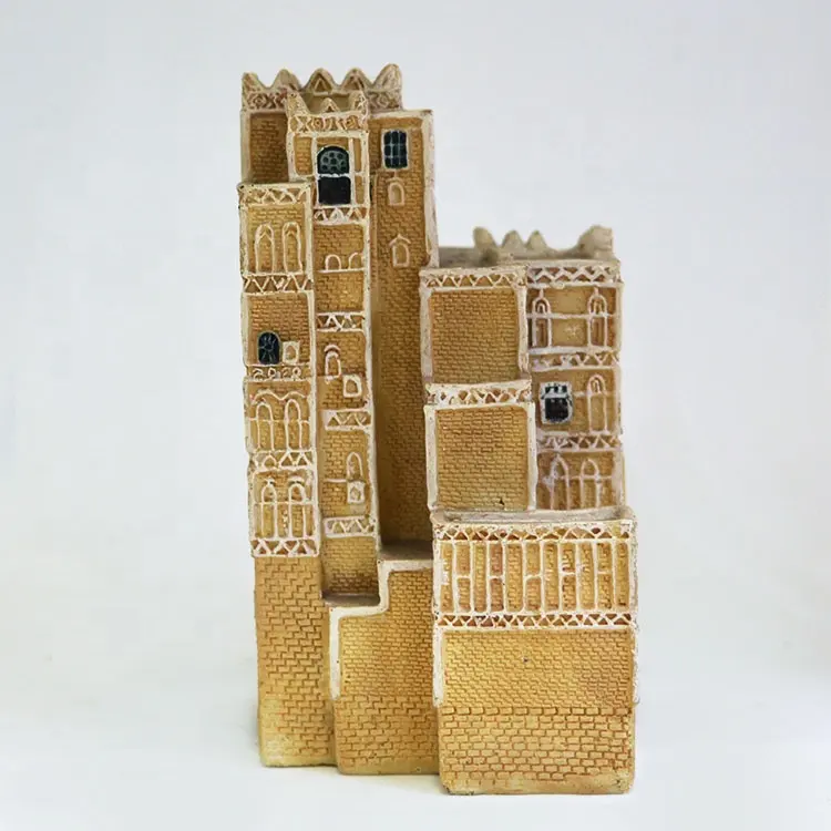 Modelo de construção 3d castelo estátua de castelo design personalizado famoso arquitetura miniatura duplicado