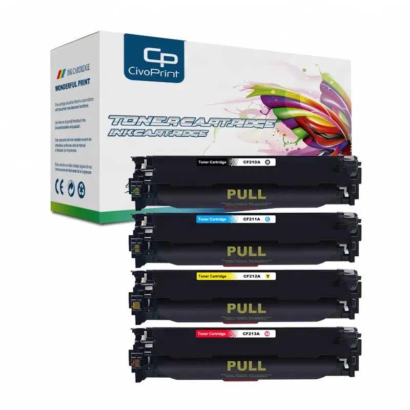 Cartucce Civo Toner 131x 131a set di cartucce di Toner Cf210 nero ciano magenta giallo compatibile Laserjet Pro200 M251 mfp M276