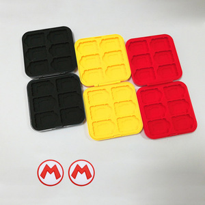 Fabrika Özelleştirilmiş Desen 12 + 12 Yuvası Oyun Kartı saklama kutusu için nintendo Anahtarı