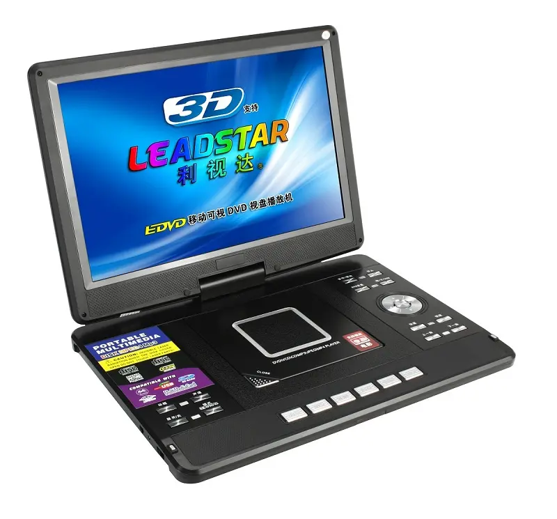 Lecteur DVD Portable, VCD, TV analogique, pour la maison, moniteur de voiture,