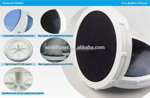 <span class=keywords><strong>EDI</strong></span> Stainless Steel Micro Bubble Diffuser/SSI Fine Bubble Adaptor Jenis Tabung <span class=keywords><strong>Diffusers</strong></span> EPDM/PTFE Membrane - Product Image 2