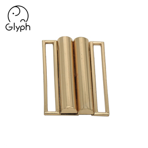Custom Gunmetal 2'' Metal Interlock <strong>Buckle</strong> 50mm Gold Front Closure <strong>Buckle</strong> for Belt - Product Image 1