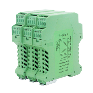 BSRC טמפרטורת חיישן pt100 RTD טמפרטורת משדר 4-20ma 0-10V פלט