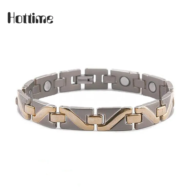 Bio Bracciale in Titanio Magnetico Per Unisex