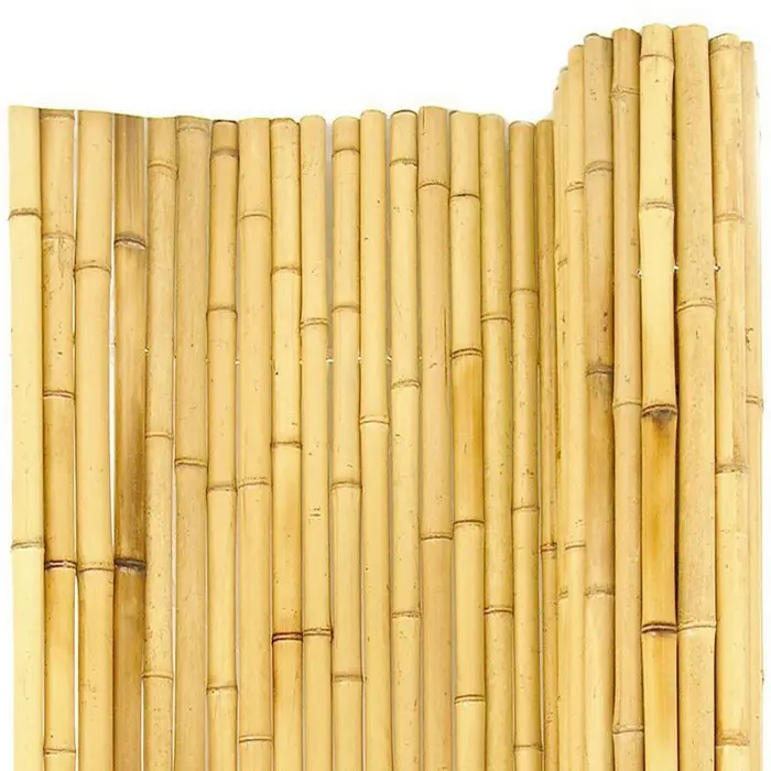 Clôture en bambou de haute qualité, treillis et portes d'extérieur, Piano en bois traité à pression naturelle, 1x40hc, 2600 ~ sqm