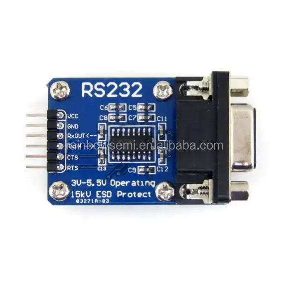 RS232-Platine SP3232 RS-232 UART RS232 zu TTL-Transceiver DB9-Anschlussschaltung steile Rainbowsemi