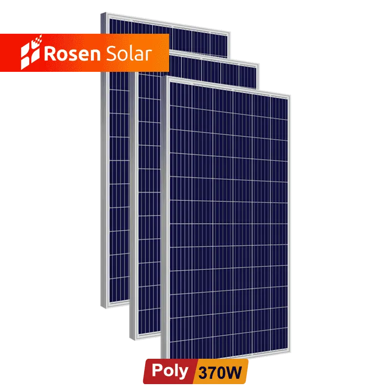 Célula Solar de alta eficiencia de 72 celdas, módulo fotovoltaico de 36V, 350 vatios, 360 vatios, 370 vatios y 370W a la venta