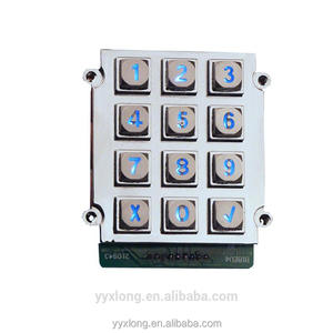 Teclado numérico de 12 teclas, teclado intercomunicador, teclado de sistema de control de acceso - Product Image 3