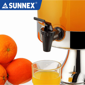 עבור מתקן מיץ כפול sunnex נירוסטה ופלסטיק 5ltr x 2 מלון & ציוד מסעדה