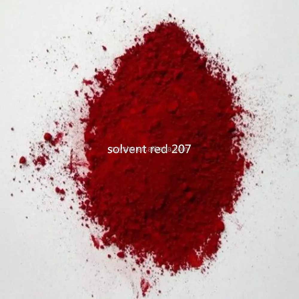 Químicos orgánicos solvente rojo 207 colorantes rojo 207 para corbata tinte sublimación de tintes