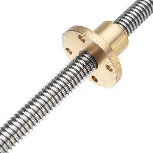 TR8 12mm Pitch Trapezoidal <strong>Screw</strong> <strong>Lead</strong> <strong>Screw</strong> with Brass Nut - Product Image 1