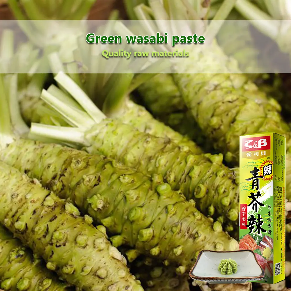 Fabriek Directe Verkoop 43G Mini Verse Halal Wasabi Pasta Voor Sushi