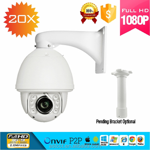 Sicurezza Intelligente IP Telecamera Dome Ad Alta Velocità Auto Tracking IP PTZ Macchina Fotografica 2MP IP di P2P Fotocamera con Zoom 20X con tergicristallo - Product Image 2