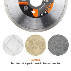 Long - Life 115mm Sintered Continuous ตัดเพชร