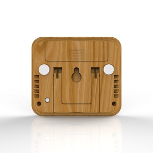 Termómetro digital con sensor de temperatura, pantalla LCD, control de habitación de color de madera, termómetro de humedad para el hogar, con pantalla LCD, para el hogar, con pantalla de 2 - Product Image 2