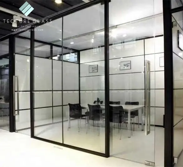 Tecture a prova di Suono temperato vetro divisorio di vetro della parete per la fascia alta uffici di disegno