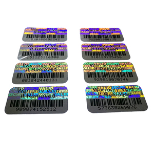 Benutzerdefinierte Heißer Verkauf Holographische Aufkleber mit Barcode / QR Code