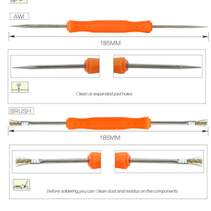 Professional OEM Customizable Hand-Power Source Tool <strong>Set</strong> 6 Pcs Steel BGA Soldering Tools Plastic Disassembly BST-SA-10 for - Product Image 5
