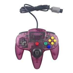 Trasparente viola Retro Classic 64 per N64 Controller,Wired Controller Gamepad Joystick per N64 64 Console di Video Giochi Sistema - Product Image 4