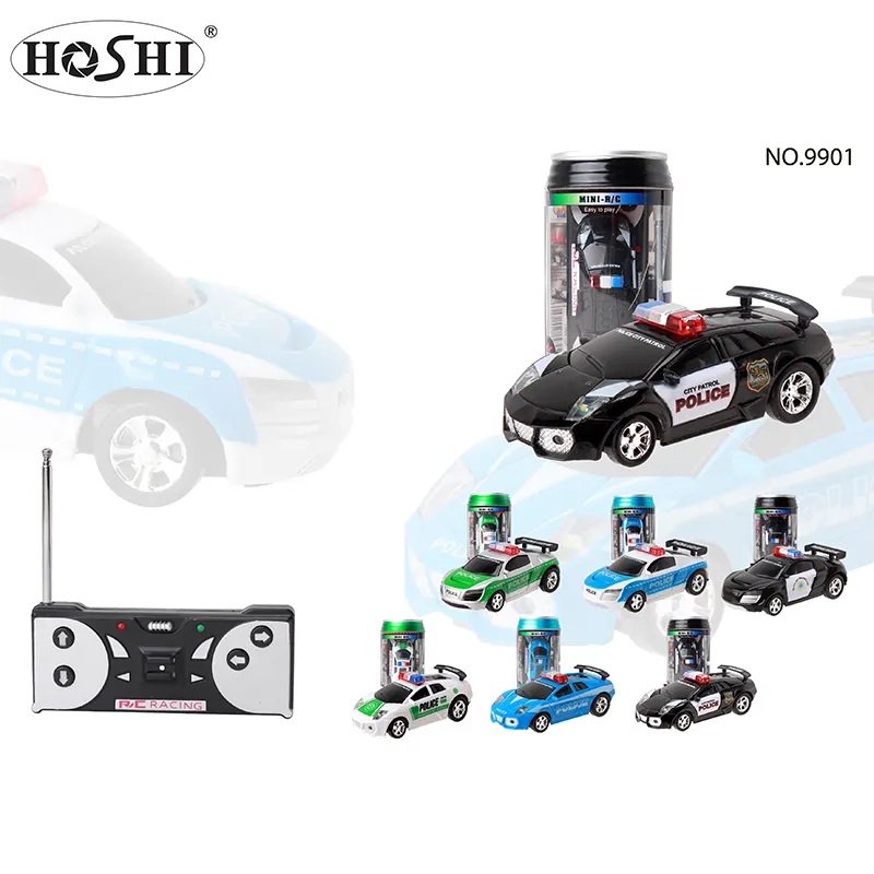 HOSHI 9901 Mini Police Car toys Remote control Car promotion gift toys wholesales