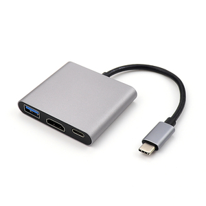 <strong>USB</strong> C Hub Type C to <strong>HDMI</strong> 4K+<strong>USB</strong> 3.0+<strong>USB</strong>-C Converter Cable Charging Port <strong>Adapter</strong> - Product Image 2