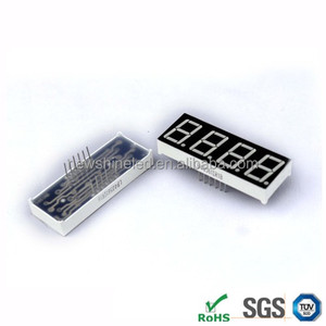 Werksverkauf DIP 4-stellige 7-Segment-LED-Anzeige FND 0,5 "Sieben-Segment-Anzeige 0,5-Zoll-LED-7-Segment-Anzeige für Wecker