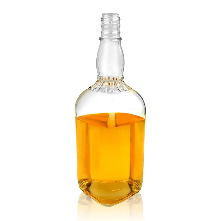 Grandi dimensioni 1.75l bottiglia bottiglie di vetro per liquore del whisky brandy