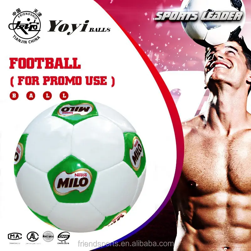 Fútbol a buen precio, diseño colorido con promoción Nestlé MILO