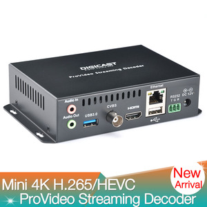 IPTV decodificador Mini 4K H.265/HEVC de vídeo Digital decodificador codificador fuerte MPEG4 1080P Vídeo IP decodificador codificador - Product Image 3