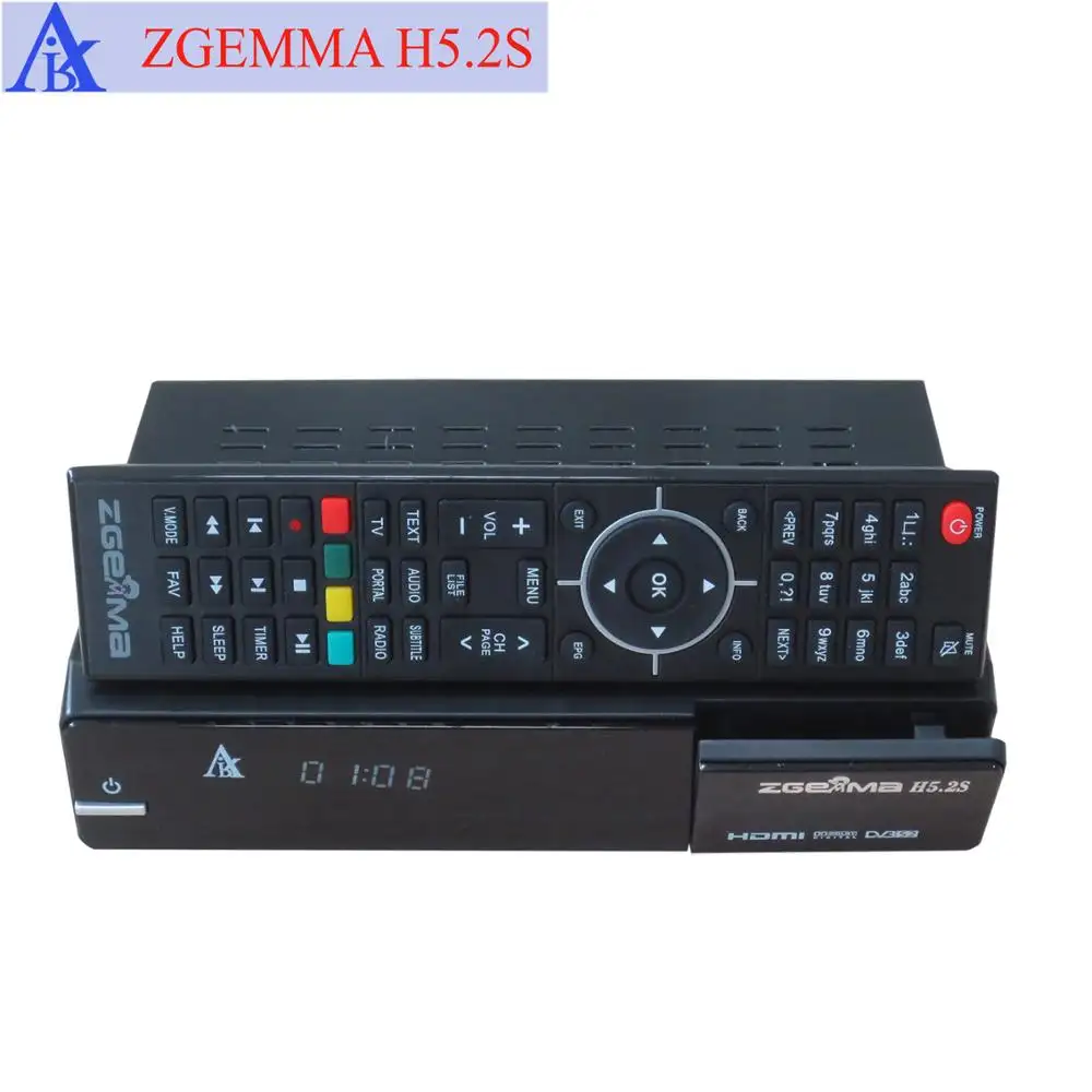 SCHNELLE BROADCOM BCM73625 DUAL GEWINDE 2000 DMIPS/750 MHz CPU ZGEMMA H5.2S DVB-S2 + DVB-S2 Unterstützung h.265 decoder