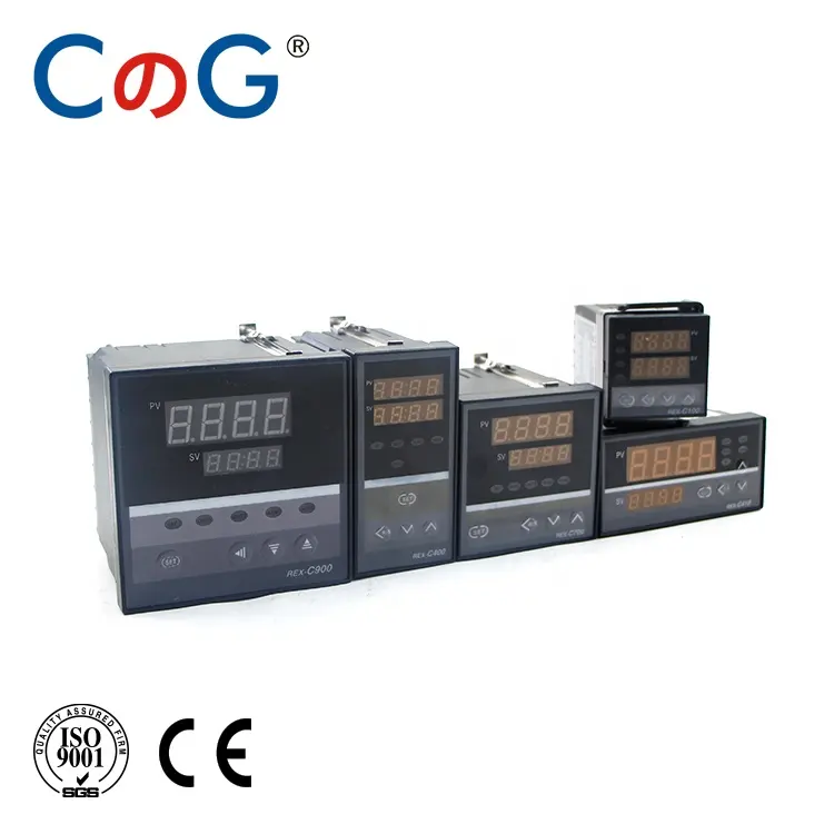CG REX-C100 K E PT100 다중 입력 SSR 릴레이 더블 출력 디지털 전자 아날로그 PID 프로그램 컨트롤러