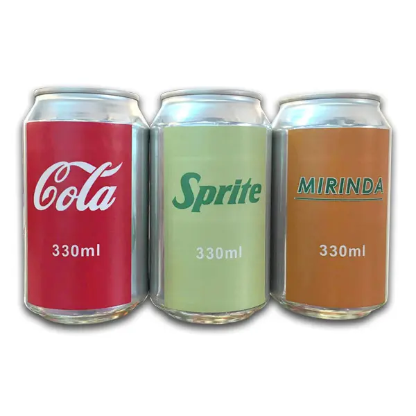 Çin'de yapılan özel etiket popüler Soda içeceği 330ml