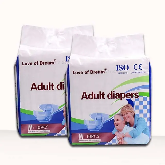 Wholesale Cheap Adult Diaper Waist Adjustable Disposable Senior Adult Diaper