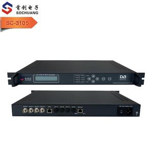 Ip to asi converter / ts ip multiplexer / ip gateway (64 UDPマルチキャストTS入力、4 ASI出力) - Product Image 1