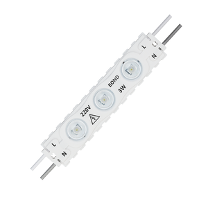 Yüksek lümen led modülü 110/220v yüksek gerilim 1.5w 3w yeni tasarım su geçirmez ip68 led modülü aydınlatma kutusu için - Product Image 6