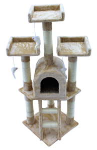 Kitten Cat Tree Scratch Post Sisal Toy Activity Centre with cat <strong>nip</strong> - Product Image 6