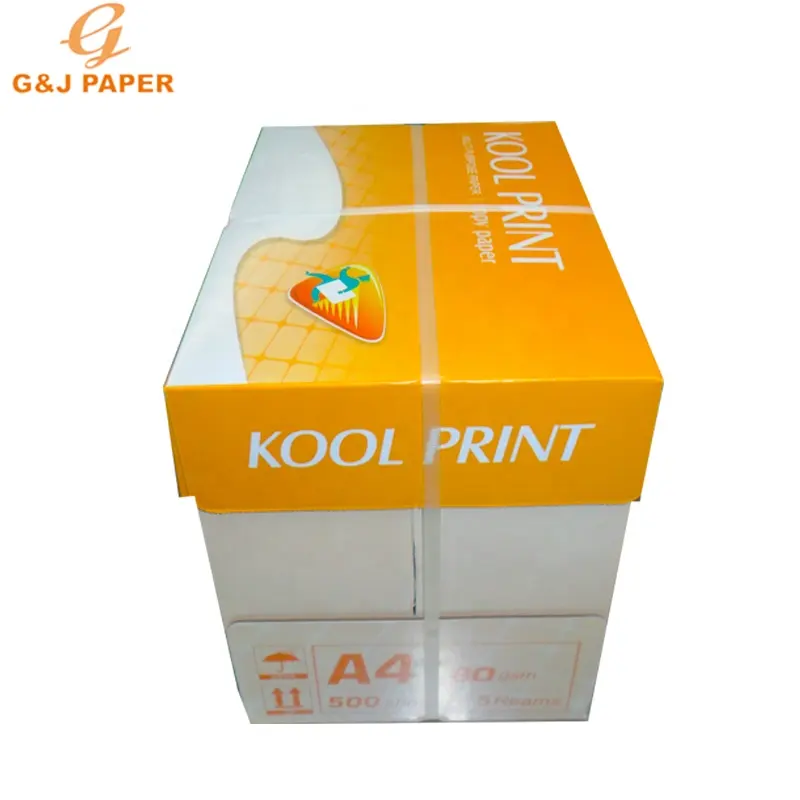 Kool-Papel de Fotocopia Nature White, Impresión de 80gSM, papel de copia G & J, A4