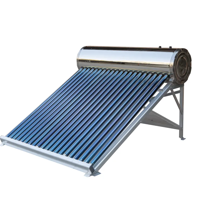 Mejor venta de tanque de acero inoxidable soleado de calentador de agua solar de techo Calentadores de agua solares