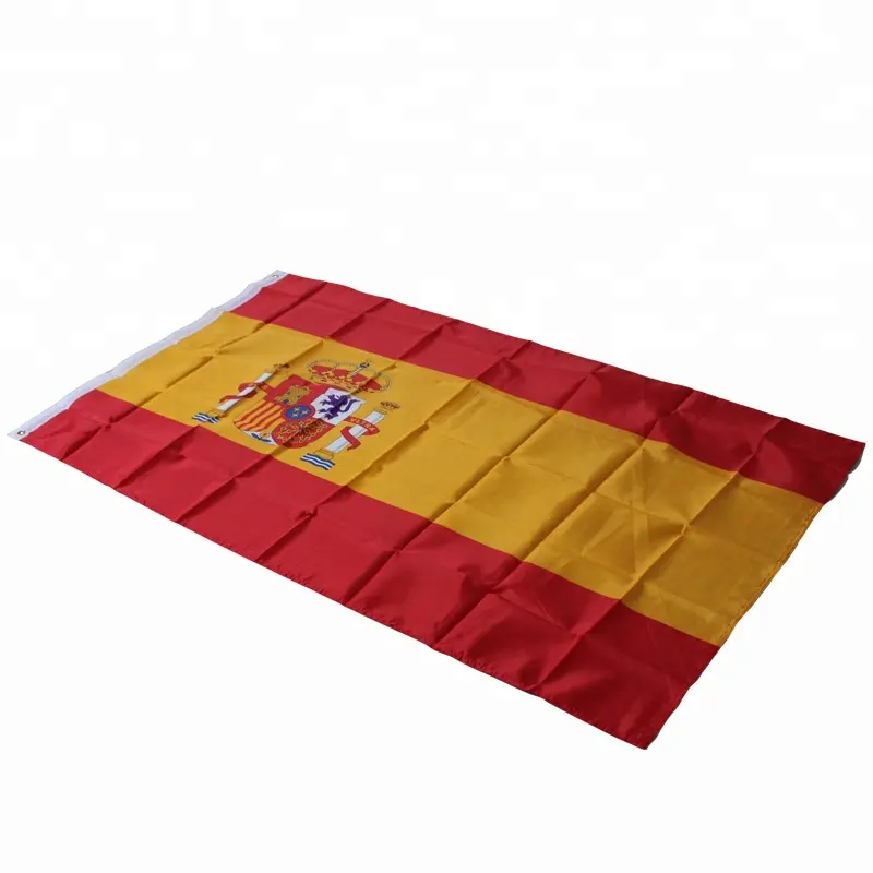 3'x5 'Vlag Banner Spanje Spaanse Castilië Leon Messingsdichtingsringen 90*150Cm