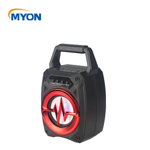 למעלה למכור חדש <span class=keywords><strong>Bluetooth</strong></span> רמקול LED אור חיצוני נייד אלחוטי מיני עץ רמקול עם USB TF רדיו FM AUX ב
