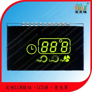 Connettore PIN monocromatico a 7 segmenti a 6 cifre personalizzato Display LCD tipo VA per sistema di controllo aria condizionata - Product Image 6