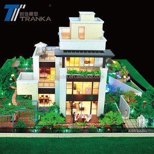 Beautiful Design <strong>3D</strong> <strong>Building</strong> Model Making , <strong>Architectural</strong> Model Miniature Tree - Product Image 2