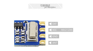 Módulo transmisor inalámbrico Smart Electronics 2. 0 433Mhz MINI RF ASK 2,6-12 V Módulo de control remoto mínimo - Product Image 4
