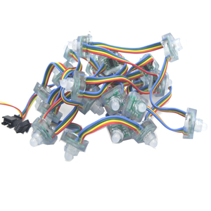 12 millimetri WS2811 f8 rgb ha condotto il modulo pixel, IP68 impermeabile DC5V 12V di colore completo di RGB luce della stringa di natale HA CONDOTTO LA luce Indirizzabile Pixel LED - Product Image 6