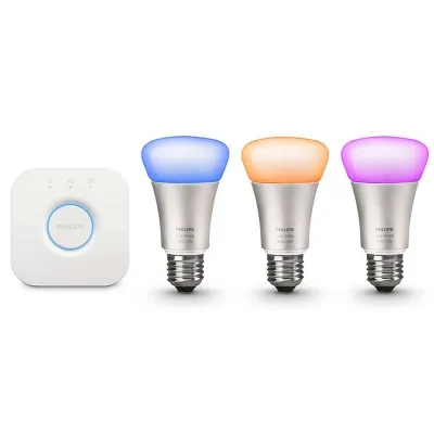 10W A19 E27 3 set EU wifi wireless controllo intelligente di rete LED oscuramento del colore cambia luce lampadina