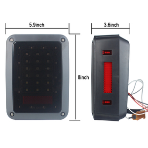 JT01高性能自動車部品12v 24v 4x4x4オフロード駆動ブレーキ用リアテールライトトラック用ハイエース通勤テールランプ