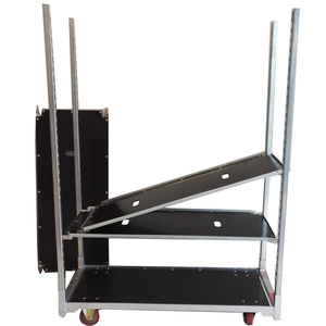 Carrello a quattro ruote con trasporto logistico in compensato per carrelli e carrelli a mano - Product Image 4