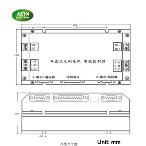 RS232 CAN <strong>PWM</strong> <strong>Control</strong> Close Loop 50A 24v Dc Servo Motor Controller 48v 50a Dual Channel Brushless Dc Motor Controller - Product Image 3