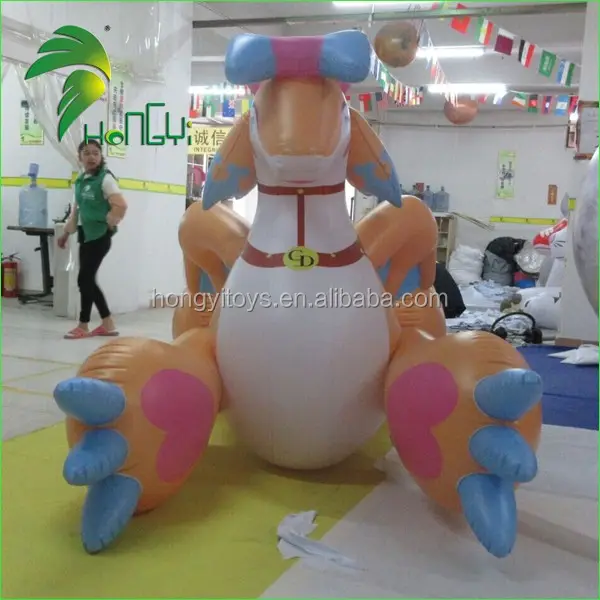 Maravilhoso Gigante 0.4mmPVC Dragão Inflável Brinquedos/Animal/Desenhos Animados Infláveis De Hongyi